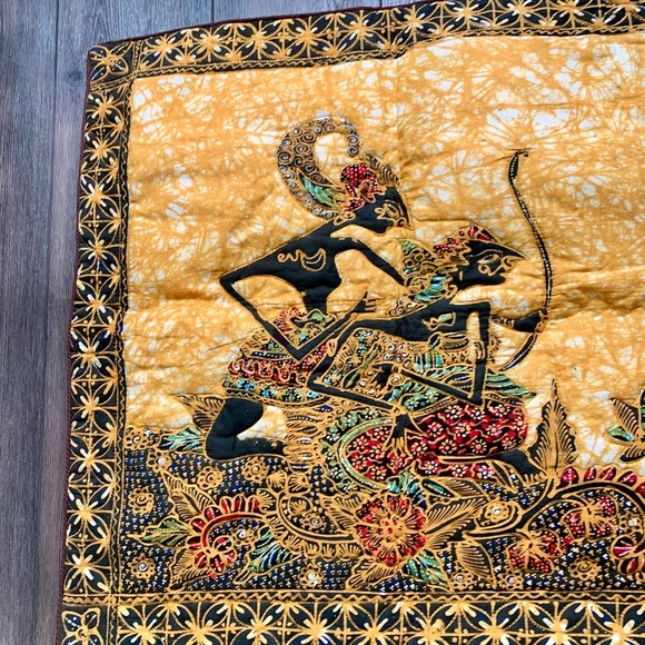 Yellow and Black Decorative Pillow - Picture 2 of 14